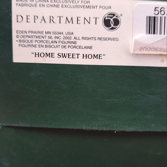 2002 Department 56 SNOWBABIES FIGURINE "HOME SWEET HOME" - Picture 4 of 5